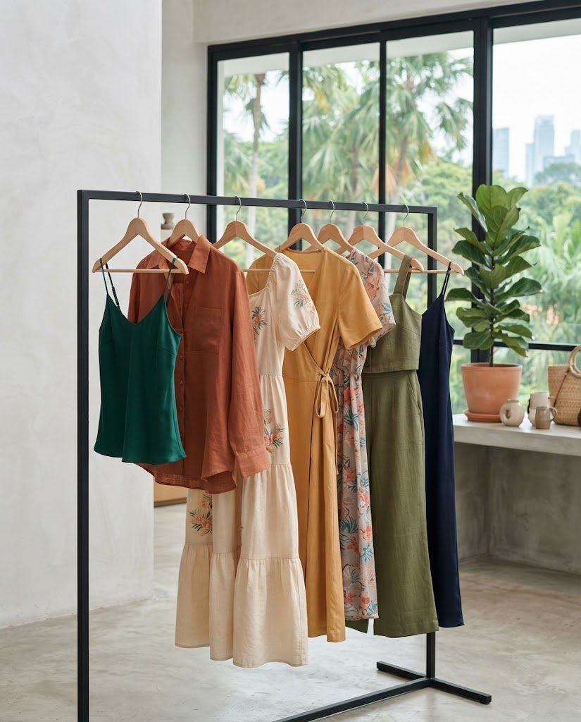 Women's fashion tops and dresses wholesale range Singapore